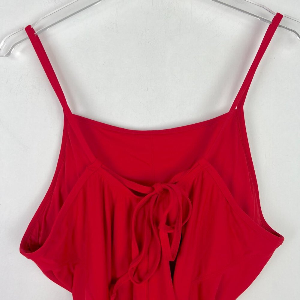 NWT Andie Swim The Paloma One Piece Swimsuit Flat Cherry Red Size XS TALL XST - Picture 7 of 11